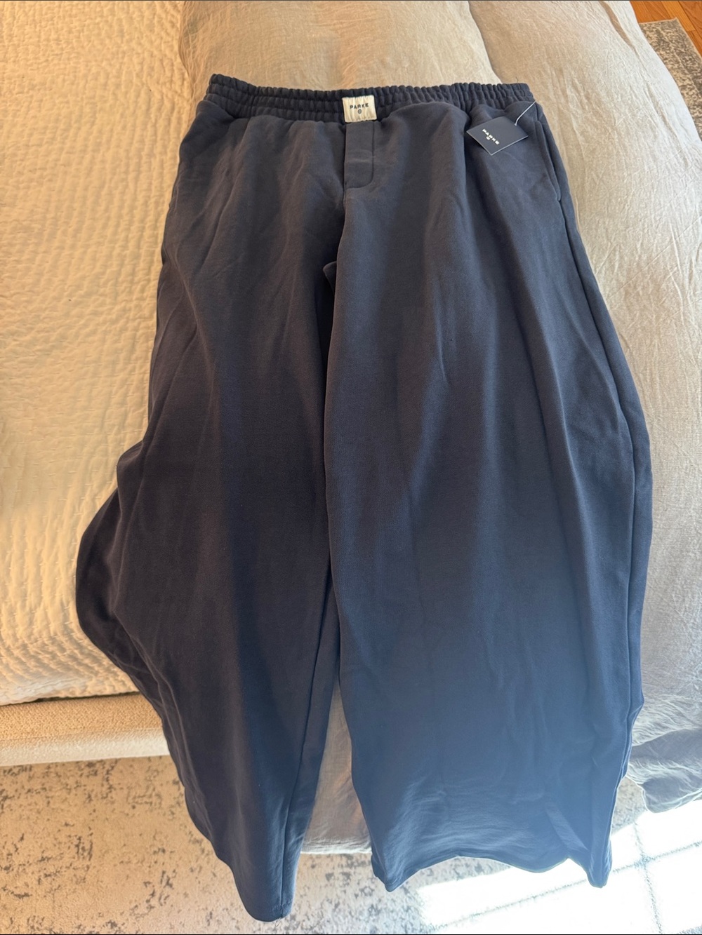 Parke x Target Dark Navy Elastic-Waist sweatpants